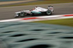 Zapretil Schumacher, več kot sekundo pred Alonsom