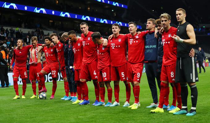 Bayern je z visoko zmago v Londonu nakazal kandidaturo za osvojitev evropskega naslova. | Foto: Reuters