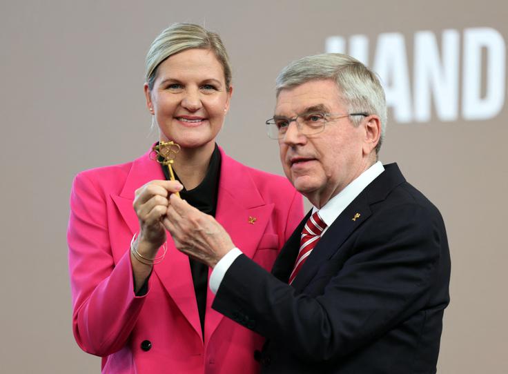 Thomas Bach in Kirsty Coventry | Foto: Reuters