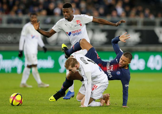 Amiens, ki je bil ustanovljen daljnega leta 1901, je v prvi francoski ligi prvič zaigral v sezoni 2017/18. | Foto: Reuters
