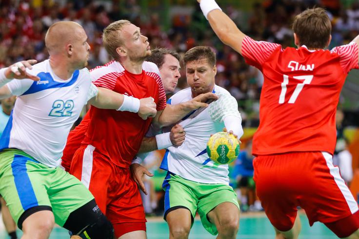 Danska je bila boljša od prve do zadnje minute. | Foto: Stanko Gruden, STA