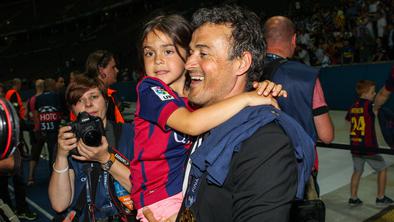 Srce parajoči prizori po finalu: Luis Enrique se je poklonil pokojni hčerki
