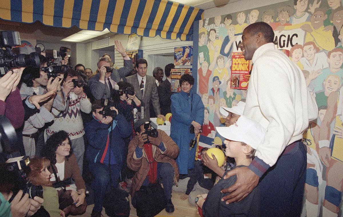Magic Johnson 1992 | V tokratnem skoku v športno preteklost smo se vrnili v leto 1992 in na tekmo All-Star, kjer je glavna vloga pripadla Magicu Johnsonu. | Foto Guliverimage