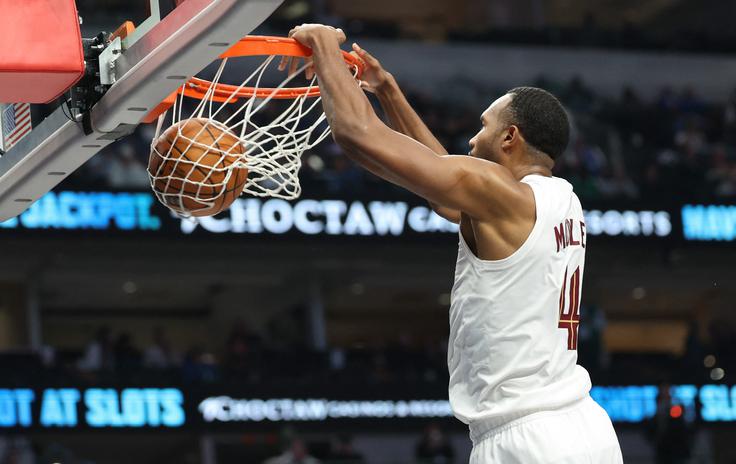 Evan Mobley toliko točk to sezono še ni dosegel. | Foto: Reuters