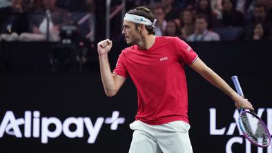 Preobrat na Laverjevem pokalu, izgubil tudi Carlos Alcaraz