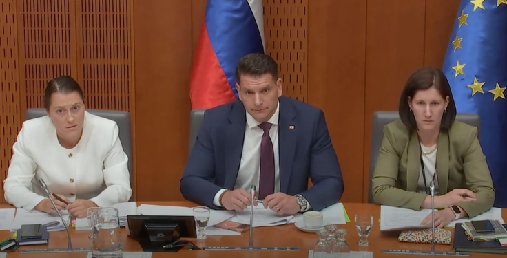 "Zanimivo," je po sporočilu Godčeve dejal Stevanović. | Foto: RTV SLO