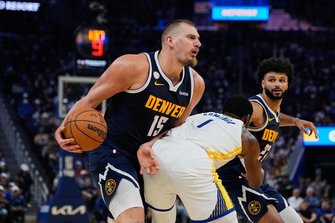 Nikola Jokić | Nikola Jokić je na prvi tekmi blestel, tokrat pa bo z Denverjem lovil prvo zmago. | Foto Guliverimage