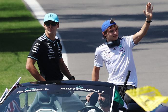 Andrea Kimi Antonelli Mercedes | George Russell in Andrea Kimi Antonelli | Foto Reuters