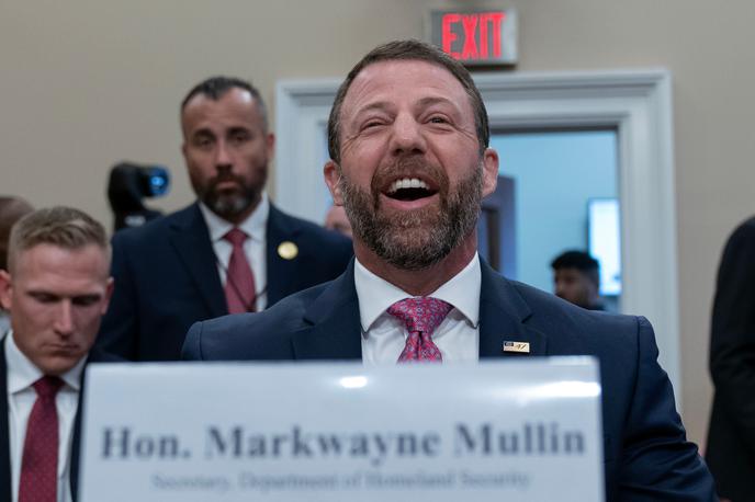 Markwayne Mullin | Ameriški minister za domovinsko varnost Markwayne Mullin je presrečen zaradi izpada Irana iz svetovnega nogometnega prvenstva. | Foto Guliverimage