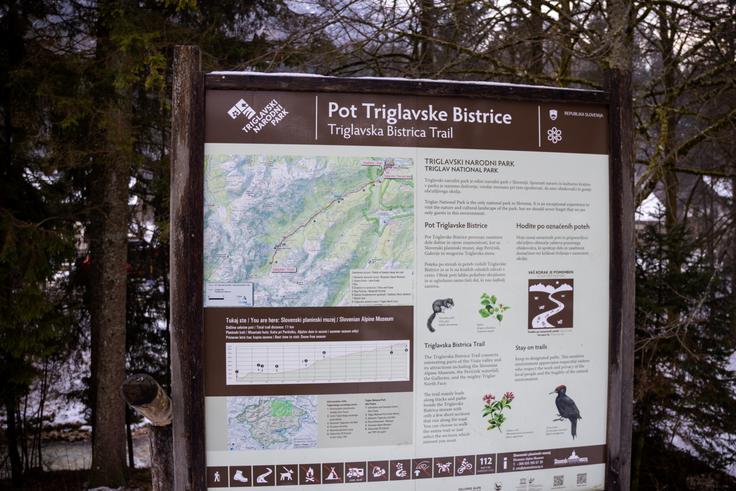 Informacijska tabla na izhodišču | Foto: Matej Podgoršek