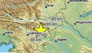 Potres v Sloveniji: Stresla se je cela hiša
