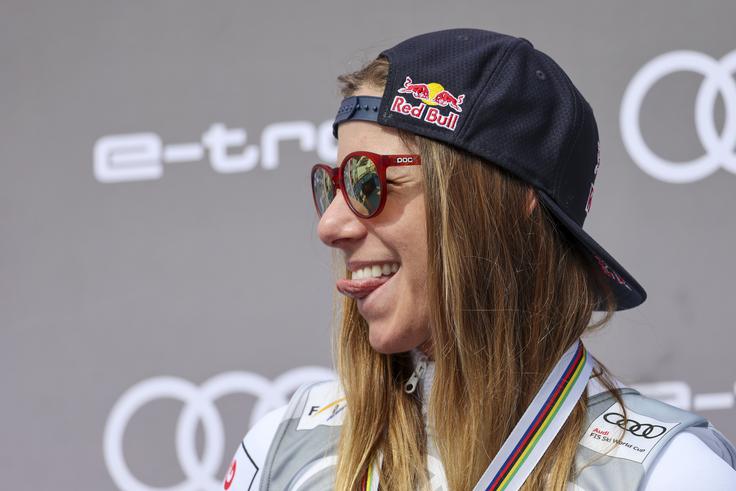 Ester Ledecka se vrača prav na Rogli. | Foto: Guliverimage/Vladimir Fedorenko