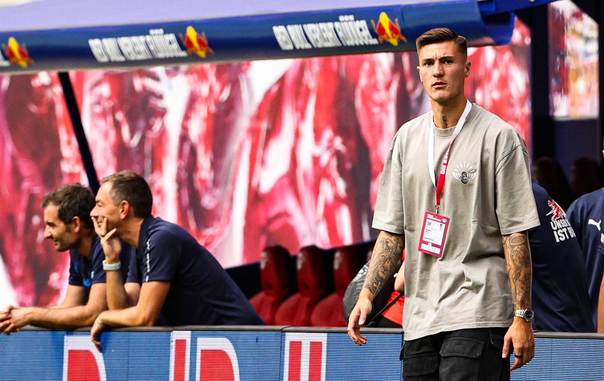 Benjamin Šeško | Benjamin Šeško se bo v soboto predstavil navijačem Manchester Uniteda. | Foto Guliverimage