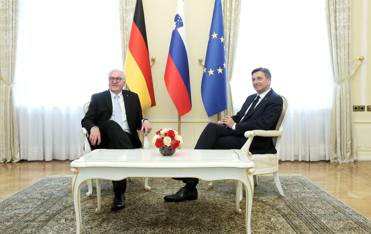Predsednik Pahor | Predsednik Pahor je danes sprejel nemškega predsednika Frank-Walterja Steinmeierja. | Foto STA