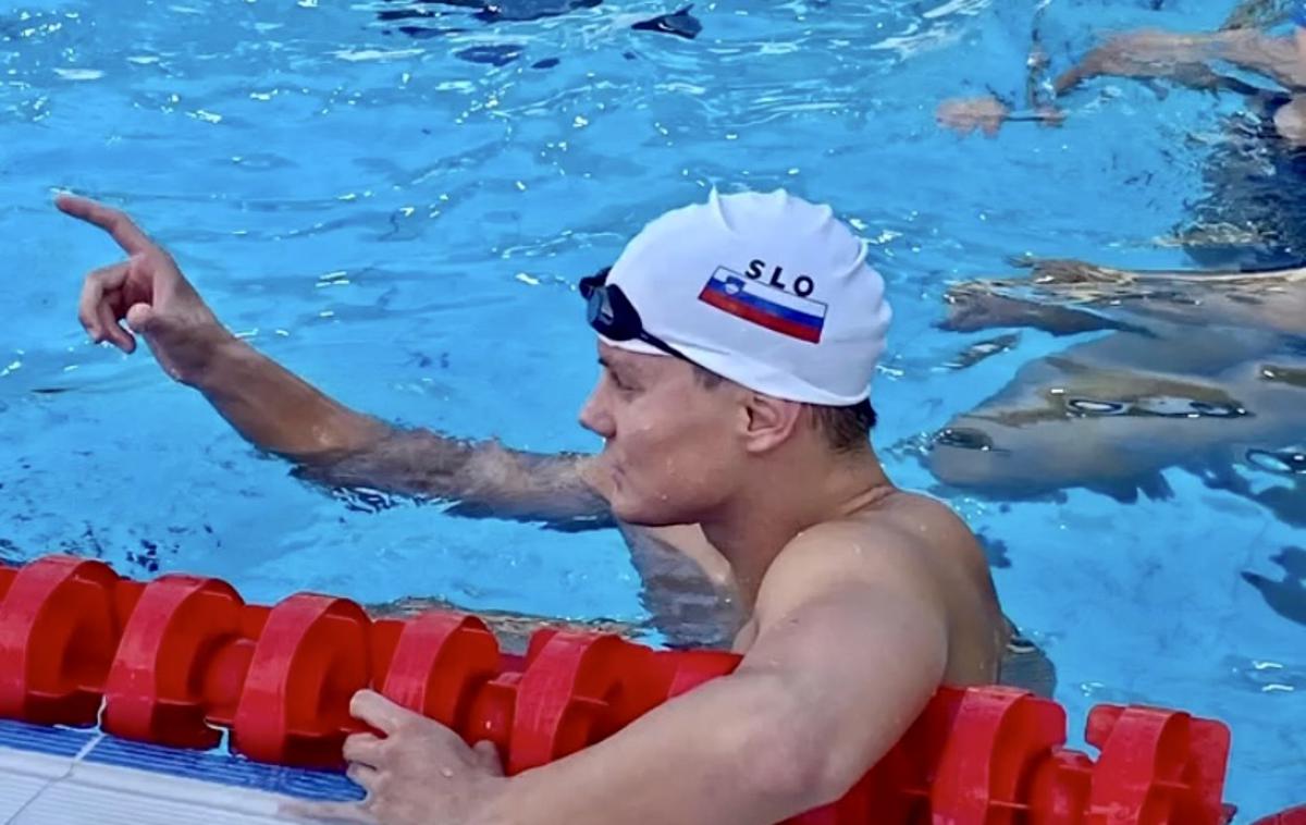 Anže Ferš Eržen | Anže Ferš Eržen je zadnji dan letnega združenega državnega prvenstva prvenstva v Kranju postavil državni rekord na 200 m mešano. | Foto Plavalna zveza Slovenije