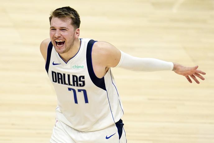Številke Luke Dončića poskočile v nebo