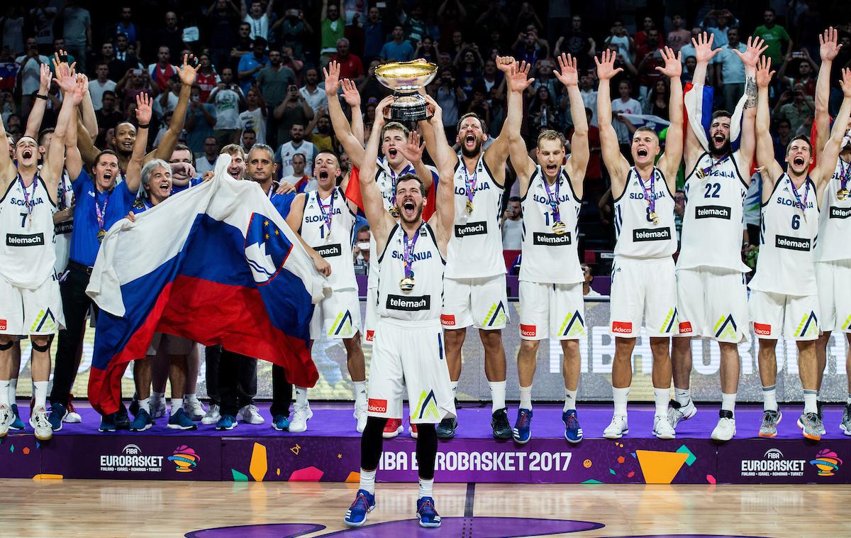 Goran Dragić | Slovenska košarkarska reprezentanca je leta 2017 na Finskem in v Istanbulu spisala zgodovino in prišla do zlate medalje. | Foto Vid Ponikvar