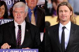 Brad Pitt kot Newt Gingrich?