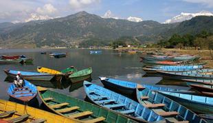 Pokhara v preddverju Himalaje