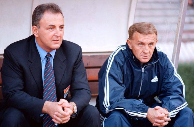 Željko Ražnatović - Arkan (levo) je bil nekaj časa tudi lastnik nogometnega kluba Obilić. Zaradi poslovnih nepravilnostih, povezanih s klubom, je bila pozneje kaznovana Ceca. | Foto: Guliverimage/Vladimir Fedorenko