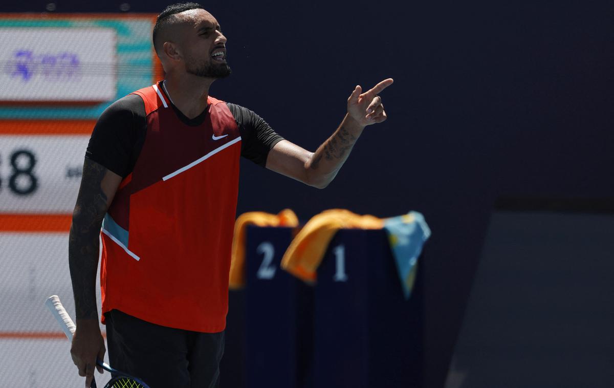 Nick Kyrgios | Teniški igralec Nick Kyrgios trdi, da je bil na turnirju v Stuttgartu tarča rasističnih opazk. | Foto Reuters