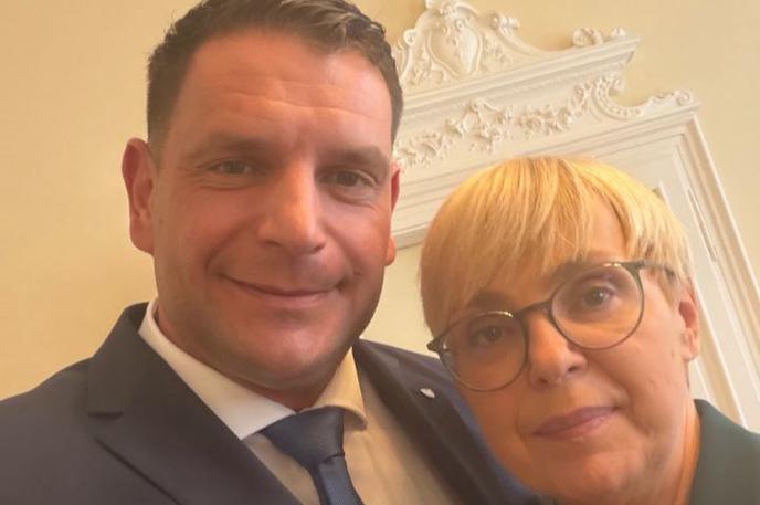 Zoran Stevanović in Nataša Pirc Musar | Foto omrežje X