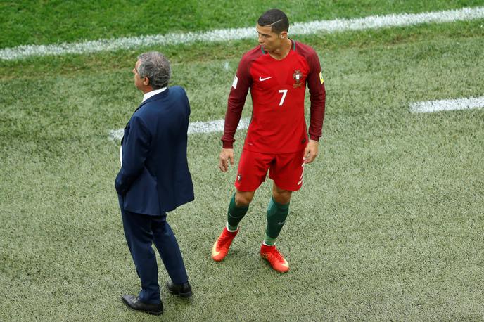Fernando Santos Cristiano Ronaldo | Fernando Santos in Cristiano Ronaldo bosta očitno sodelovala še kar nekaj časa. | Foto Reuters
