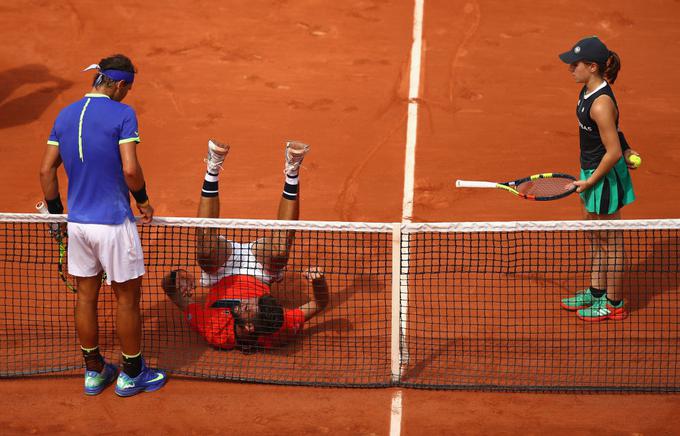 Rafael Nadal se je še enkrat izkazal za velikega športnika. | Foto: Guliverimage/Getty Images