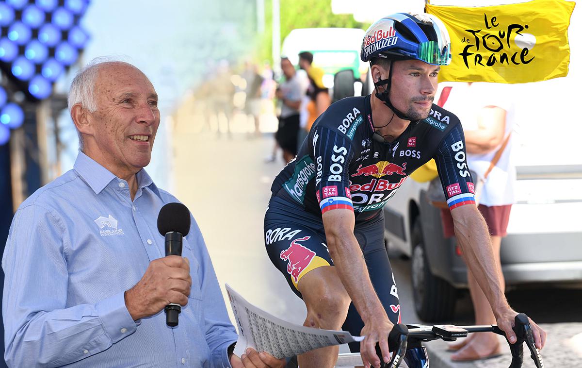 Phil Liggett kolaž | Gost Sobotnega intervjuja na Sportalu je Phil Liggett, t. i. "glas kolesarstva", prepoznavni britanski športni komentator, ki dogajanje na Dirki po Franciji komentira že več kot pol stoletja, in sicer od leta 1973. | Foto Guliverimage