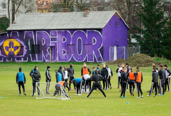 Maribor je v 1. SNL prezimil na prvem mestu. | Foto: Vid Ponikvar