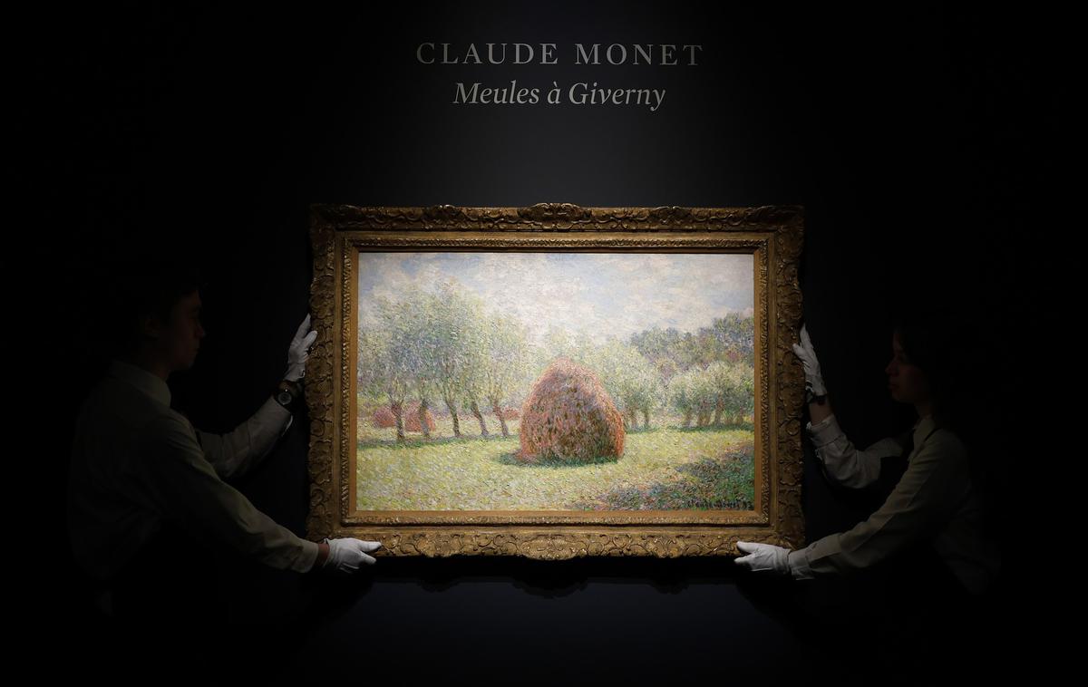 Claude Monet, Meules a Giverny | Za Monetovo sliko so iztržili visoko ceno. | Foto Profimedia