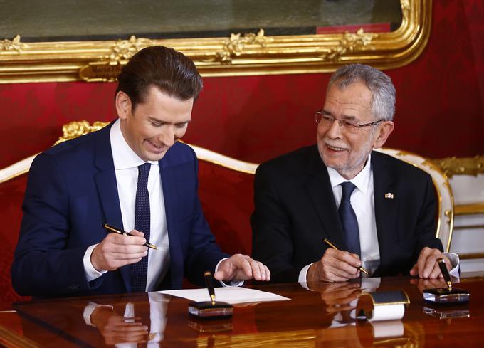 Avstrijski predsednik Alexander Van der Bellen je pohvalil obe stranki. | Foto: Reuters