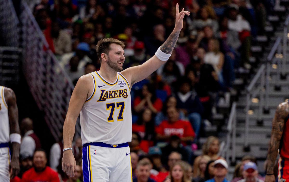 Luka Dončić, Los Angeles Lakers | Luka Dončić je srečanje končal pri 24 točkah, 12 asistencah in sedmih skokih. | Foto Reuters