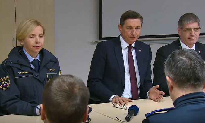 Pahor slovenska policija | Foto: Planet TV