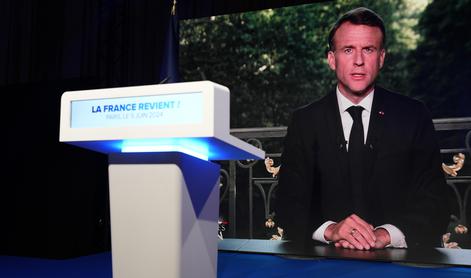 Macron razpustil parlament in sklical predčasne volitve