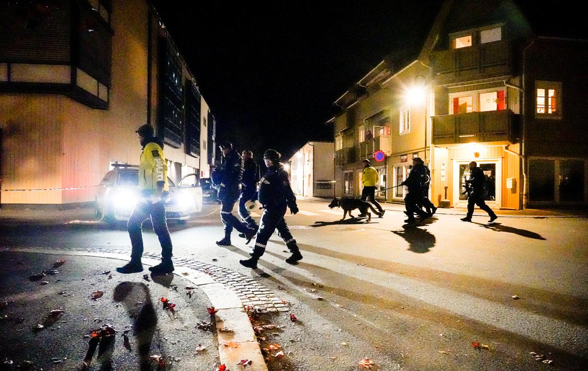 Norveška streljanje z lokom | Napad obravnavajo kot teroristično dejanje, je sporočila norveška obveščevalno-varnostna služba. | Foto Reuters
