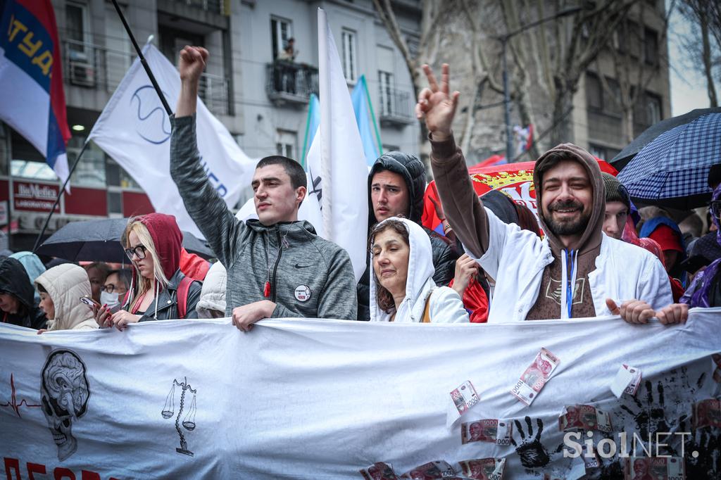 Protesti Beograd 15.03