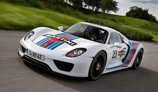 Novi porsche 911 spyder tudi v Martinijevih barvah