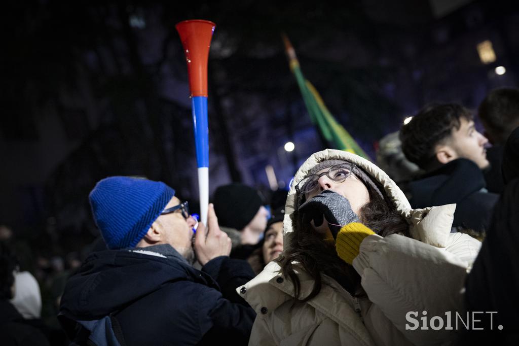 Beograjski protest RTS