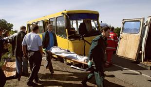 V avtobusni nesreči v Rusiji sedem mrtvih, 48 ranjenih