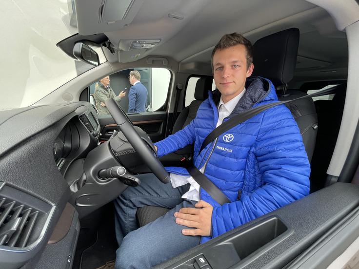 Eden izmed voznikov projekta v Kočevju. | Foto: Gregor Pavšič