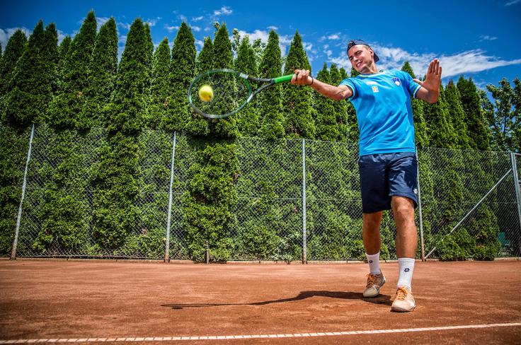 Njegov največji teniški vzornik je Roger Federer.  | Foto: Sportida