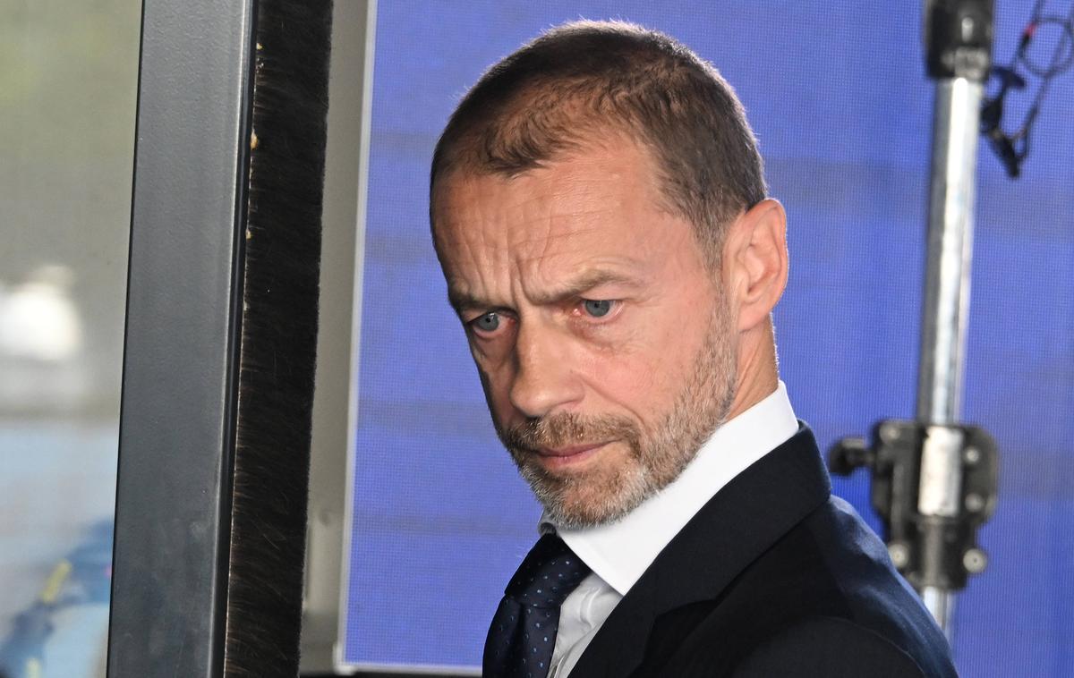 Aleksander Čeferin | Predsednik Uefe Aleksander Čeferin ne podpira načrtov Italijanov in Špancev. | Foto Guliverimage