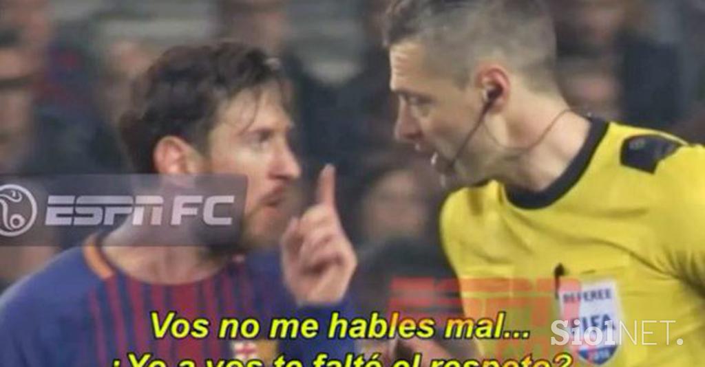 Lionel Messi Damir Skomina