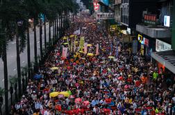Protestniki v Hongkongu proti zakonodaji o izročitvah Kitajski