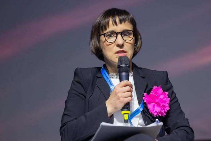 Generalna direktorica Novartisa, Petra Štefanič Anderluh | Foto: Bor Slana/STA