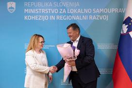 Monika Kirbiš Rojs in Aleksander Jevšek