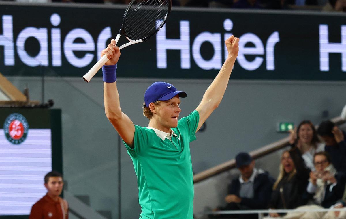 Jannik Sinner | Jannik Sinner je ugnal Novaka Đokovića. | Foto Reuters