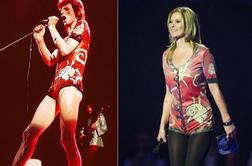 Kate Moss se je oblekla v Davida Bowieja