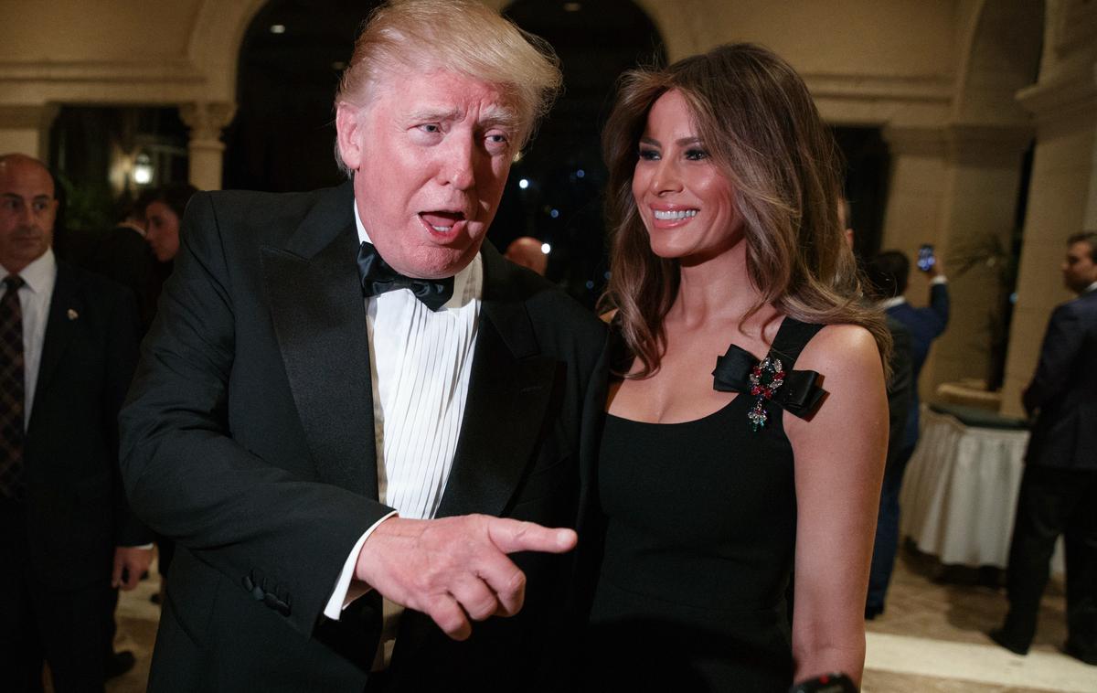 Donald in Melania Trump | Melania v knjigi razkrije, da je Trumpa spoznala v popularnem nočnem klubu Kit Kat, ko je bil na zmenku z drugo žensko. | Foto Guliverimage